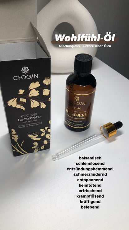 Wohlfühlöl | Mischung aus 34 ätherischen Ölen 100ml