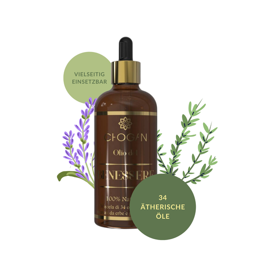 Wohlfühlöl | Mischung aus 34 ätherischen Ölen 100ml